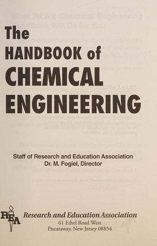 The handbook of chemical engineering