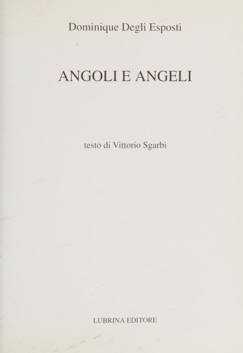 Angoli e angeli
