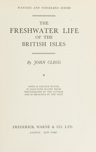 The freshwater life of the British Isles