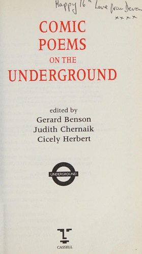 Comic poems on the underground