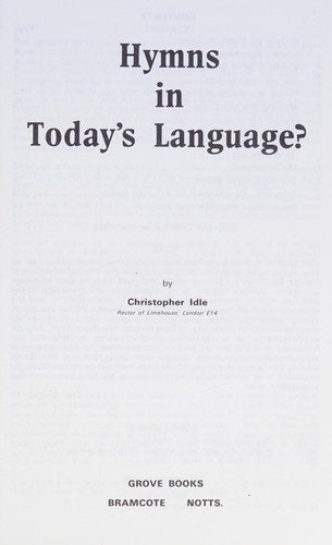 Hymns in today's language