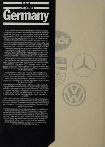 Great marques of Germany