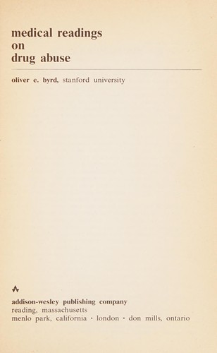 Medical readings on drug abuse
