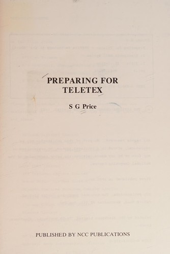 Preparing for Teletex