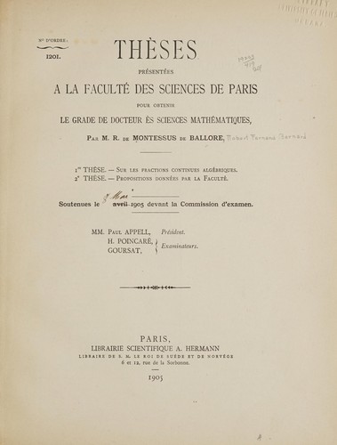 Sur les fractions continues algébriques