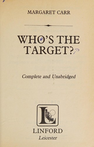 Who's the Target? / Large Print (Linford Mystery)