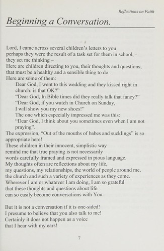 Reflections on faith