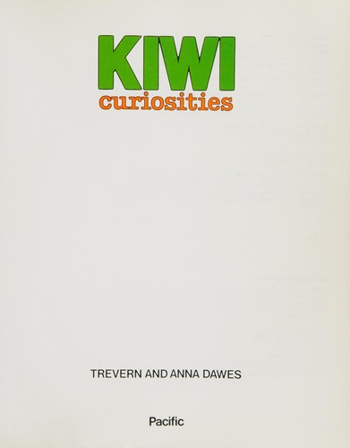 Kiwi curiosities