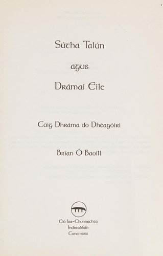 Sútha talún agus drámaí eile