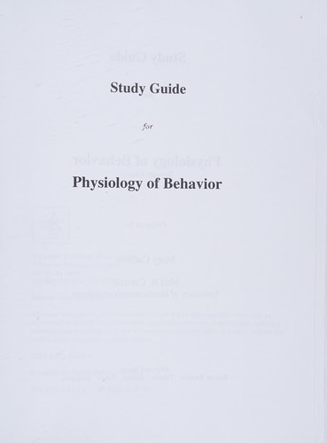 Physiology of Behaviour