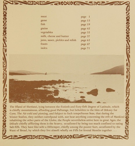 Shetland Cook Book