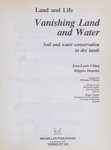 Vanishing land and water