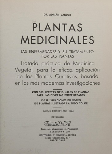 Plantas medicinales