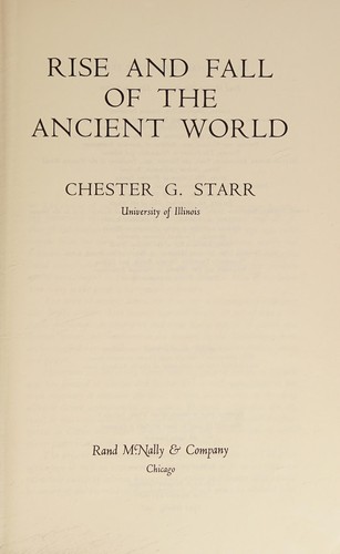 Rise and fall of the ancient world
