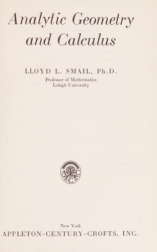 Analytic geometry and calculus