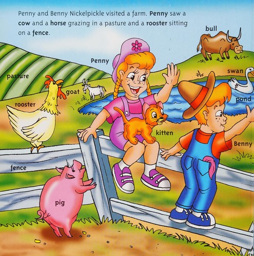 A Day at the Farm (Giant Word Book)