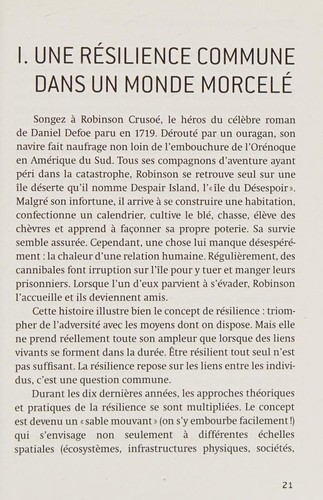 Petit traité de résilience locale