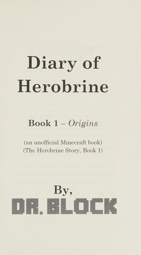Diary of Herobrine