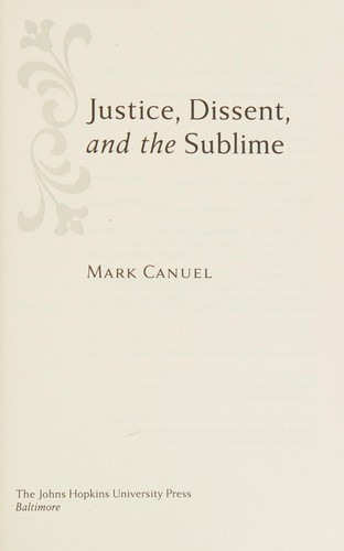 Justice and the sublime