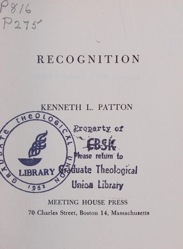 Recognition