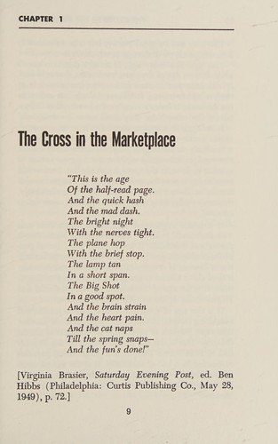 The cross in the marketplace
