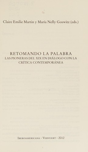 Retomando la palabra