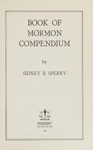 Book of Mormon compendium