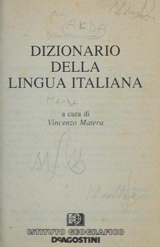 Dizionario della lingua italiana