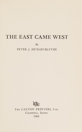 The East came West