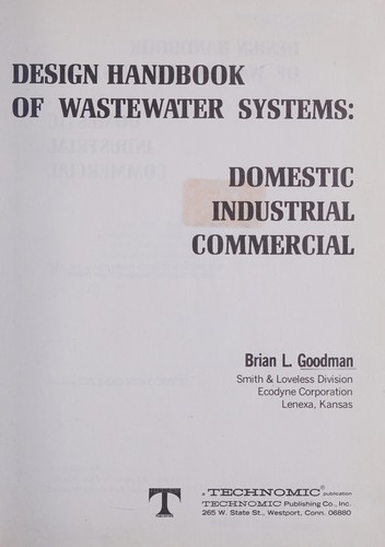 Design handbook of wastewater systems: domestic, industrial, commercial
