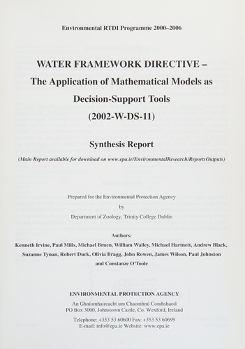 Water framework directive
