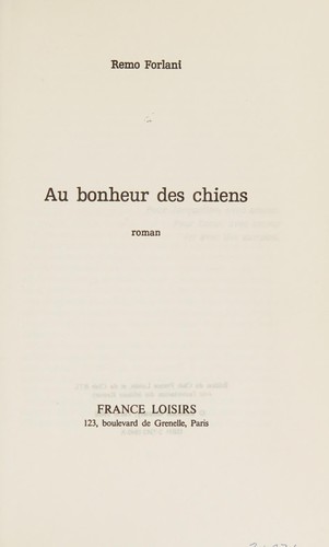 Au bonheur des chiens