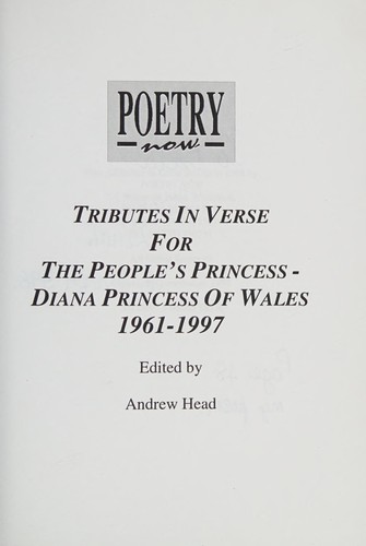 Tributes in verse for the people's princess