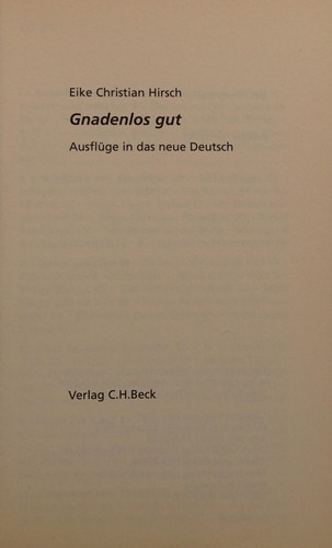 Gnadenlos gut
