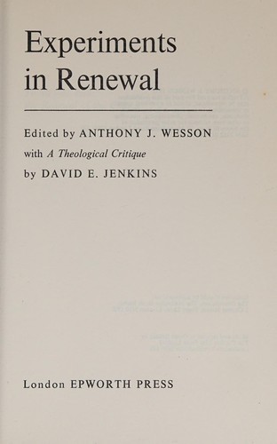 Experiments in renewal