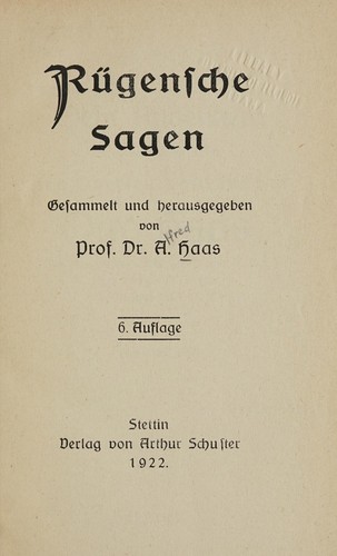 Rügensche Sagen