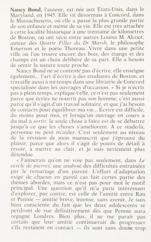 Le cercle de pierres
