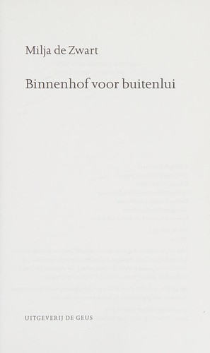Binnenhof voor buitenlui