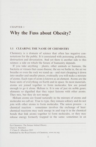 Fat Chemistry
