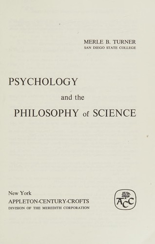 Psychology and the philosophy of science