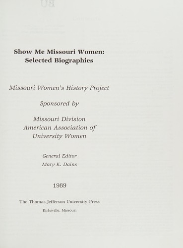 Show Me Missouri Women