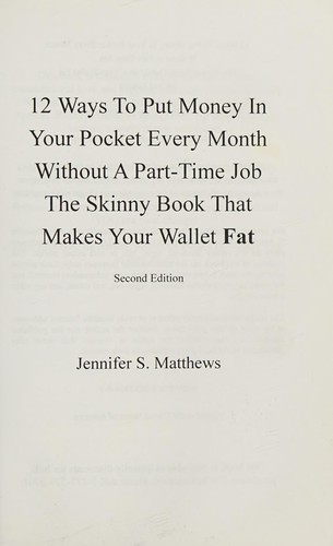 12 ways to put money in your pocket every month without a part-time job