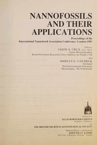 Nannofossils and their applications