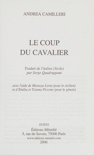 Le coup du cavalier