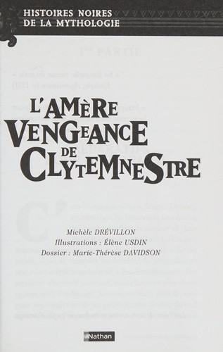 L'amère vengeance de Clytemnestre