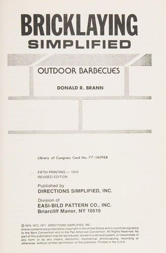 Bricklaying simplified