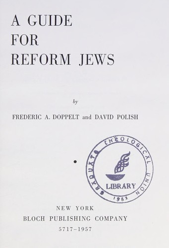 A guide for Reform Jews