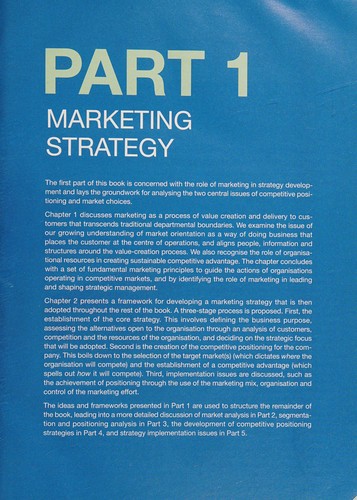 Marketing strategy and competitive positioning