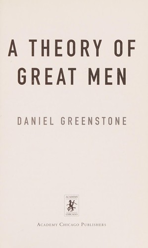 A theory of great men