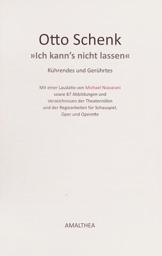 "Ich kann's nicht lassen"